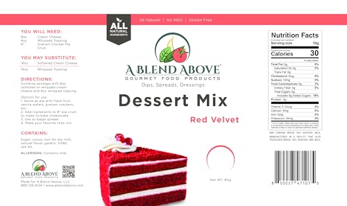 A Blend Above Red Velvet Cake Mix (6.34 Ounce)