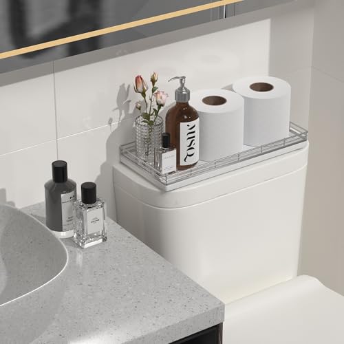 Oak Bathroom Toilet Tank Tray