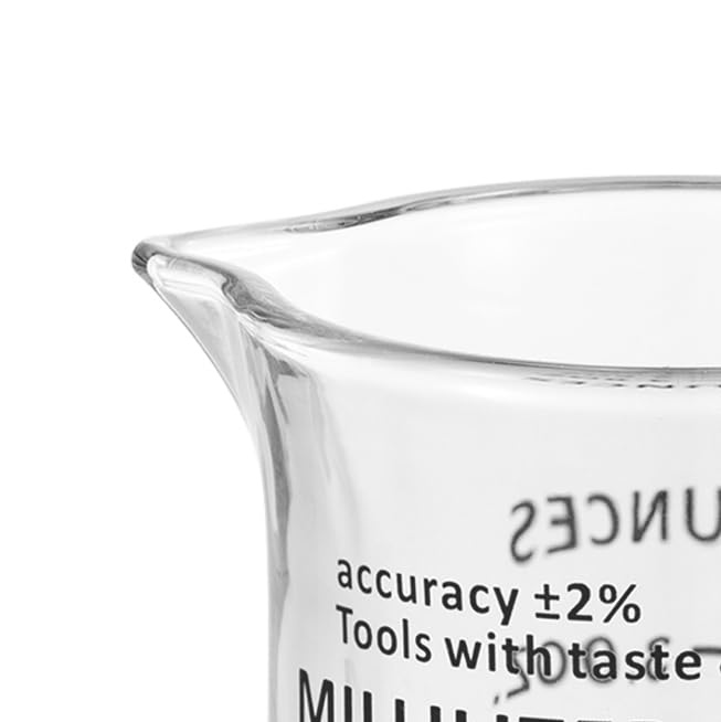 Ackers 3oz 90ml Glass Measuring Cup
