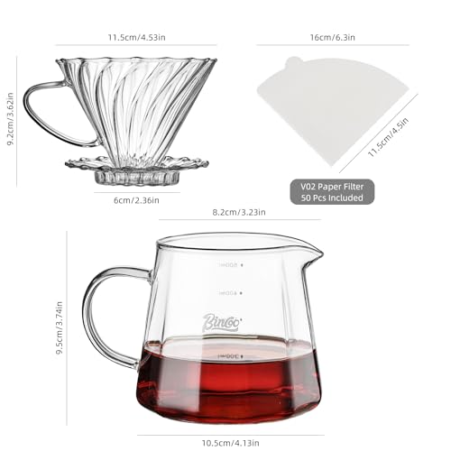 Pour Over Coffee Maker Set