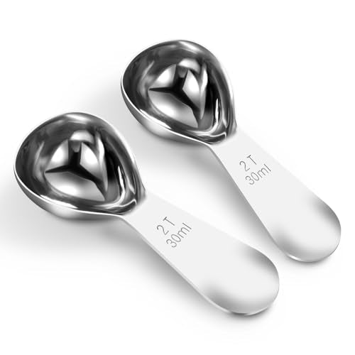 Coffee Scoop 2 Tablespoon Measuring Spoons for Ground Coffee30ML18 (2 Count)