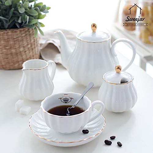 Sweejar 28FLOZ Royal Teapot with Infuser