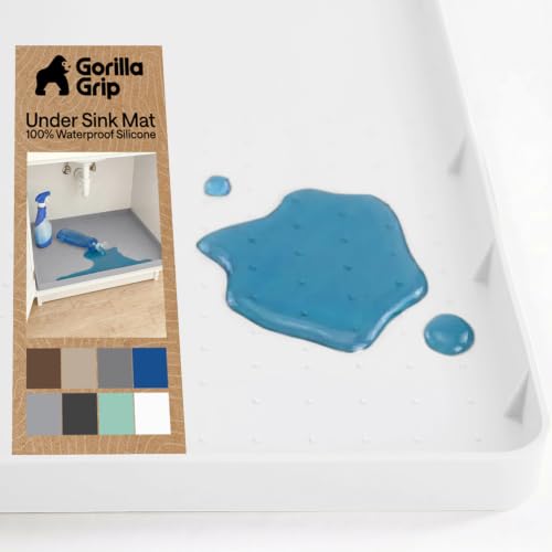 Waterproof Silicone Under Sink Mat (646 sq inches)