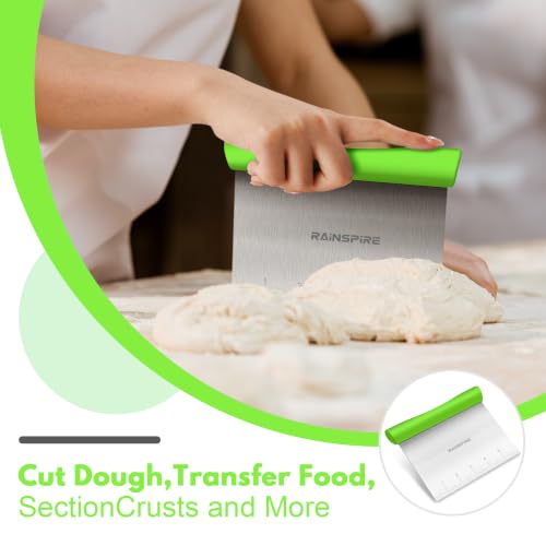 Multi Purpose Stainless Steel Bench Scraper Dough Blender & Pastry Cutter