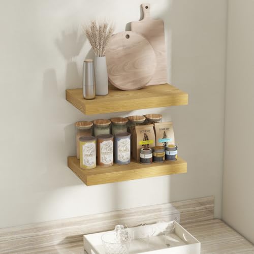 12 Inch Deep Floating Shelves for Wall (2 Count)