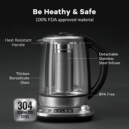 Electric Tea Kettle with Removable Infuser