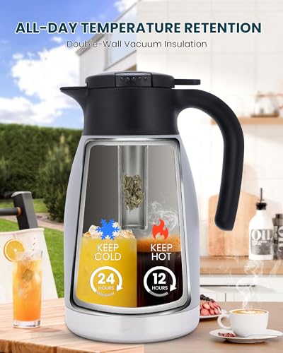 51oz Thermal Coffee Carafe with Infuser