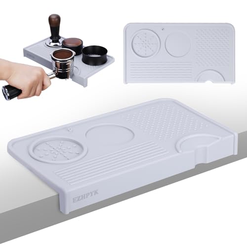 Silicone Espresso Tamping Mat for Counter Coffee Tamper Mat Grey