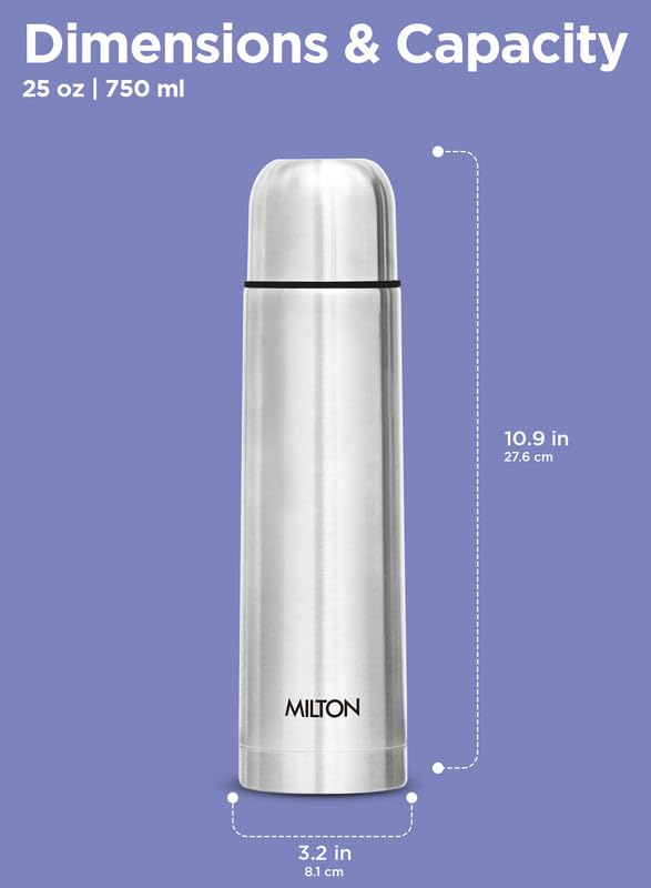 Flask 25 oz Insulated Water Bottle with Cover