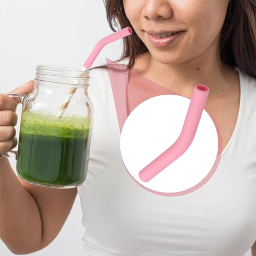 6pcs Food Grade Silicone Straw Tips (6 Count)