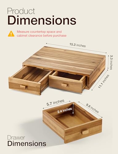 Wood Coffee Pod Storage Box