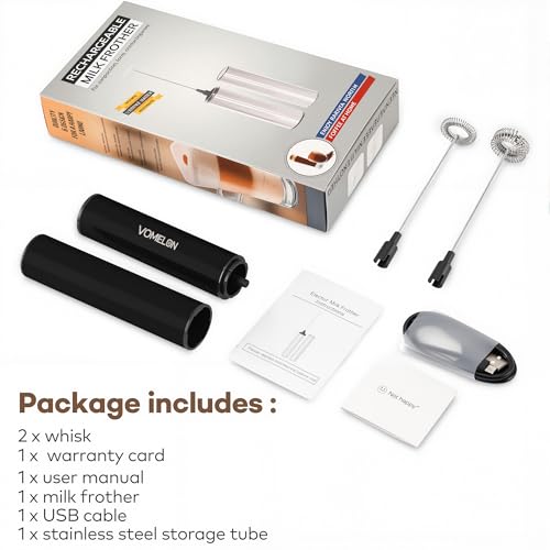 Rechargeable Milk Frother