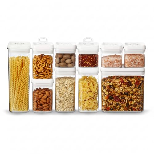Flip Tite Storage Container with 4 Inch Lid SQUARE & RECTANGLE (10 Count)