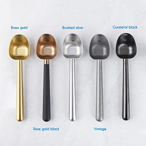 Stainless Steel Long Hollow Handle Coffee Scoop
