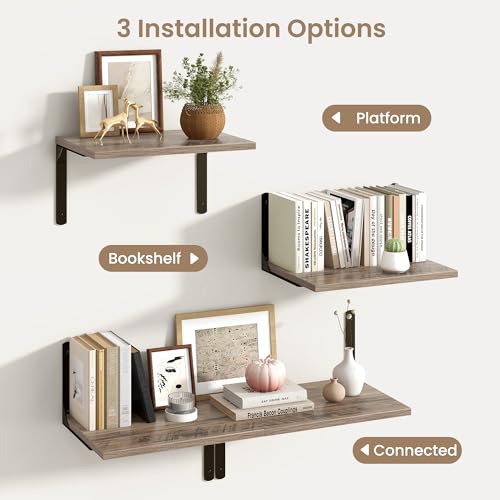 Floating Shelves for Wall (2 Count)