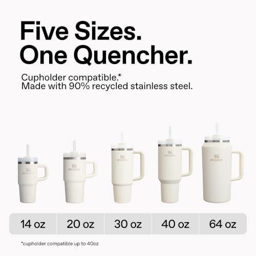 Quencher H2.0 Tumbler with Handle and Straw 40 oz