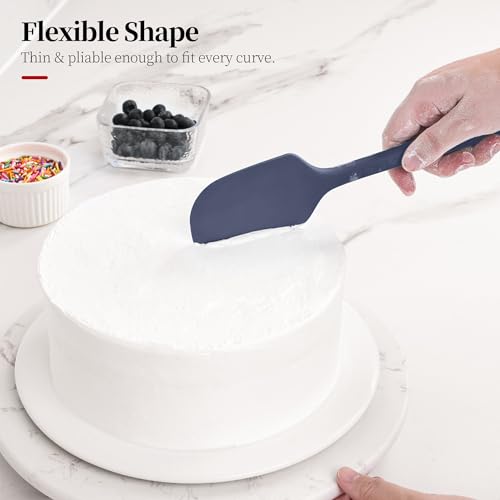 600ºF Heat Resistant Large Baking Silicone Spatula