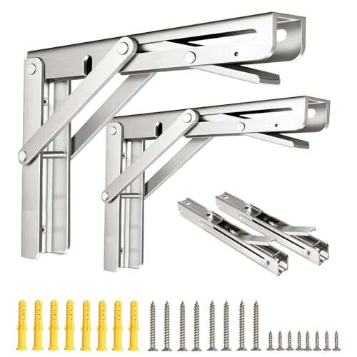 Folding Shelf Brackets (4 Count)