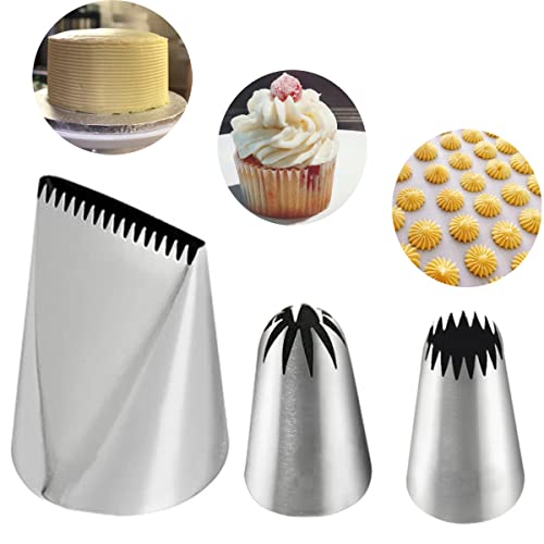 Large Piping Tips for Cake Decorating