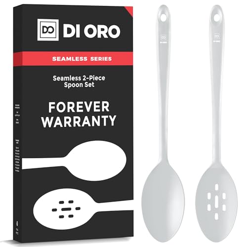DI ORO Silicone Cooking Spoons (2 Count)
