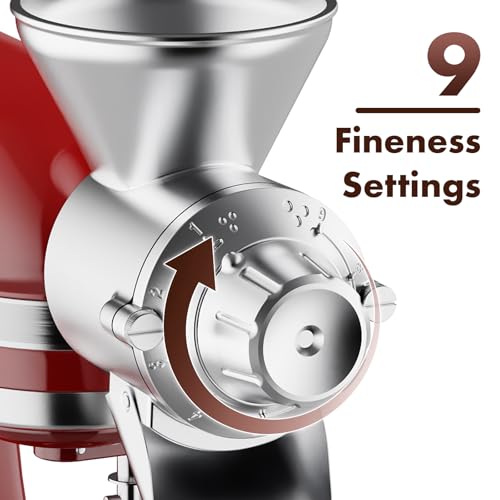 Metal Grain Mill Attachment for KitchenAid Stand Mixer
