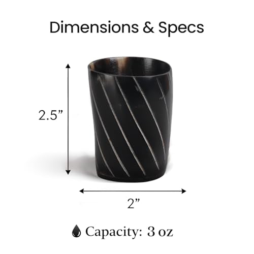 Viking Horn Shot Glasses Set of 12 (12 Count)