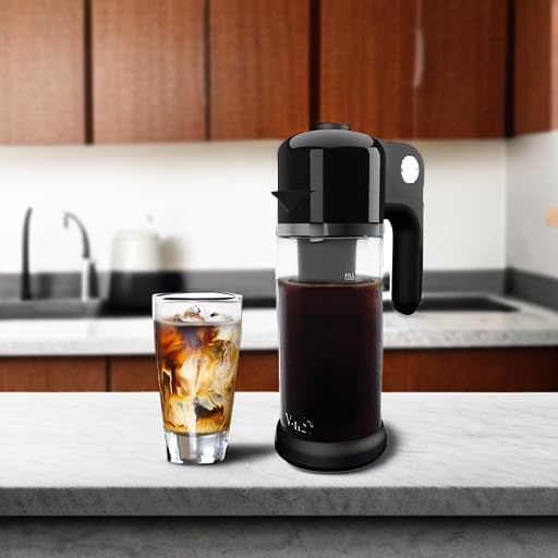 VINCI Express Cold Brew, Electric Cold Brew Coffee Maker in 5 minutes, 4 Brew Strength Settings & Cleaning Cycle, Easy to Use & Clean, Glass Carafe, Cold Brewer for Iced Coffee, 1.1 L Pitcher (37 oz) - Blissbrew