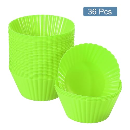 36Pcs Silicone Cupcake Liners (36 Count)