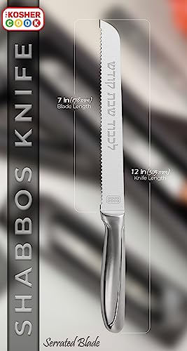 Premium Stainless Steel Challah Bread Knife