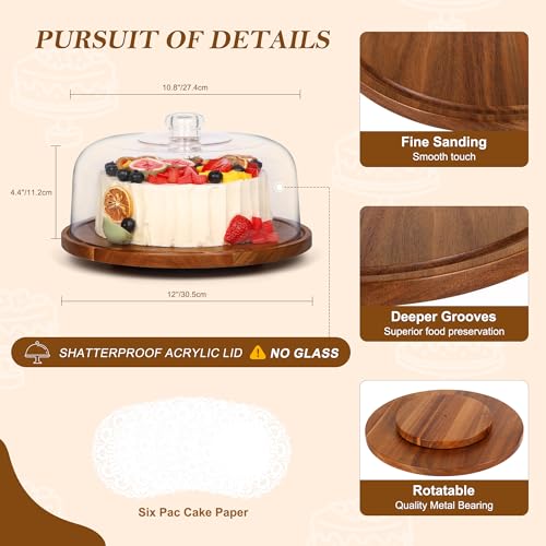 Cake Stand with Dome Lid