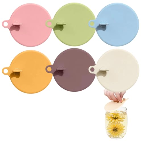 Silicone Cup Lids Silicone Cup Covers 6color Design