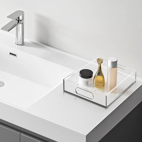 Acrylic Serving Tray with Handles