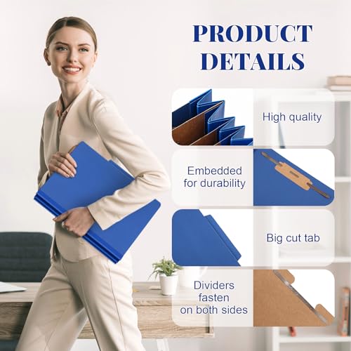 48 Pcs Classification Folder Letter Size
