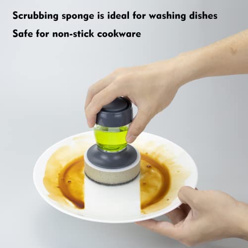 Dish Brush with Soap Dispenser (2 Count)