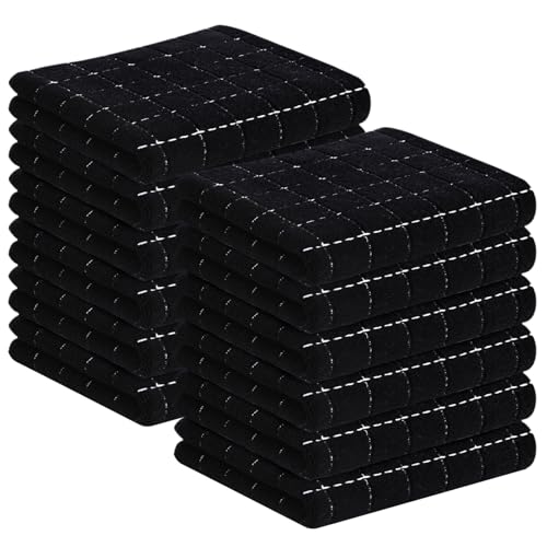 100% Cotton Terry Kitchen Towels (12 Count)