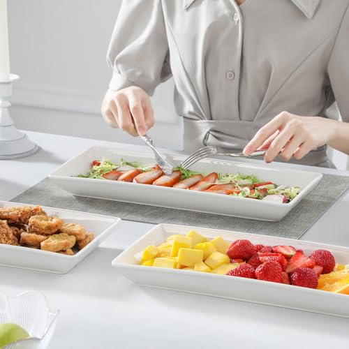 Porcelain Serving Platters Set of 4 (4 Count)