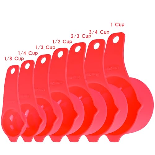 Red Measuring Cups and Spoons Set 15