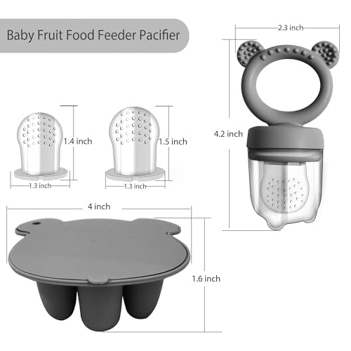 Silicone Baby Food Freezer Tray with Teething Popsicle Molds