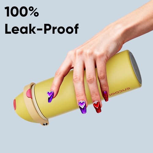 Insulated Water Bottle with Straw