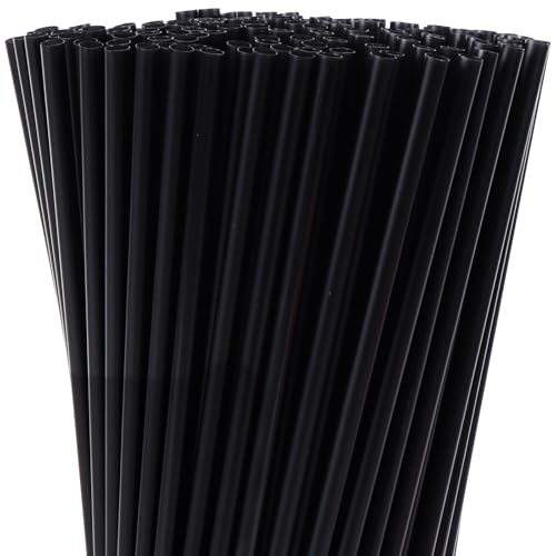 10.3" Disposable Plastic Drinking Straws (100 Count)