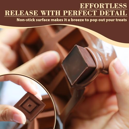 Chocolate Molds Silicone for Hard Candy Butter (4 Count)