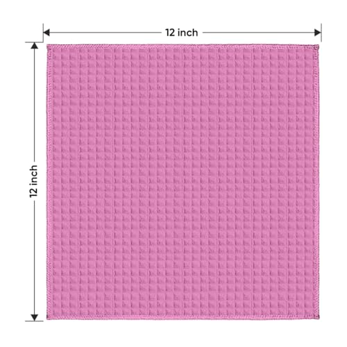 Waffle Weave Microfiber Towel (10 Count)