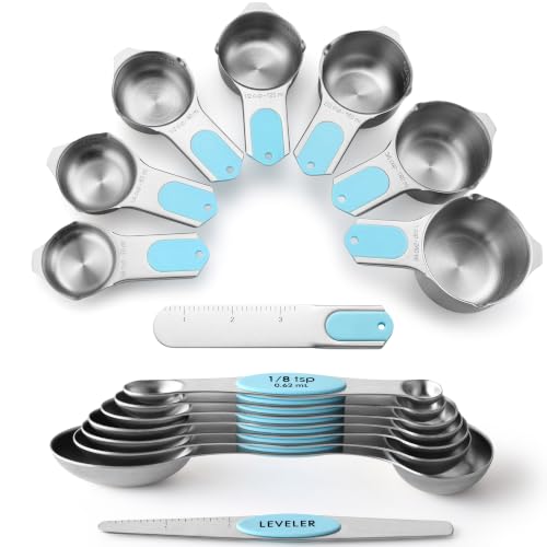 15 Magnetic Measuring Cups & Spoons Set w