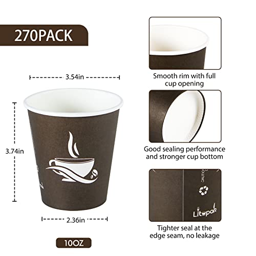 270 Pack 10 oz Paper Cups
