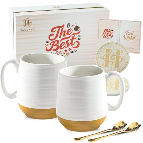 Ceramic Couple Coffee Mug Gift Set (2 Count)