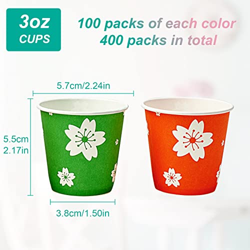 400 Pack 3 oz Paper Cups