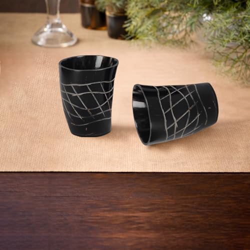 Viking Horn Shot Glasses Set of 8 (8 Count)