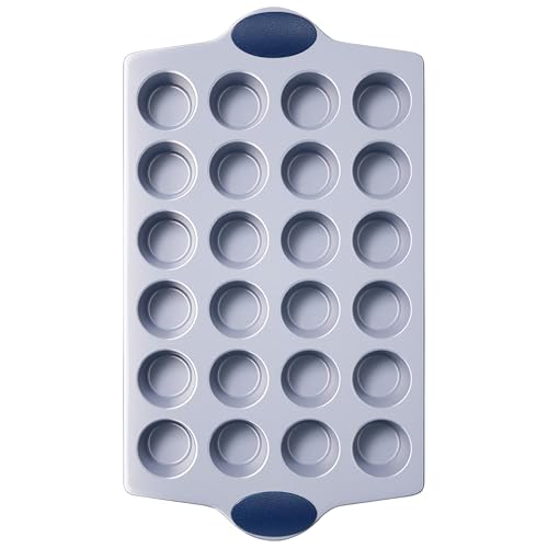 24 Cup Non Toxic Nonstick Ceramic Mini Muffin Pan & Cupcake Tin