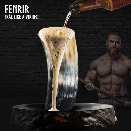 Viking Drinking Horn Mug Set of 4 (4 Count)