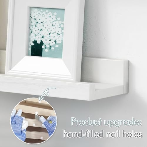 24 Inch Floating Nursery Book Shelves (4 Count)